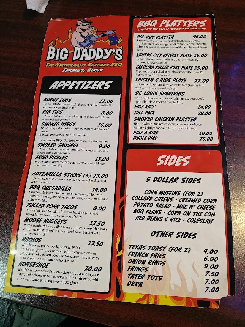 Big Daddy's BBQ & Banquet Hall